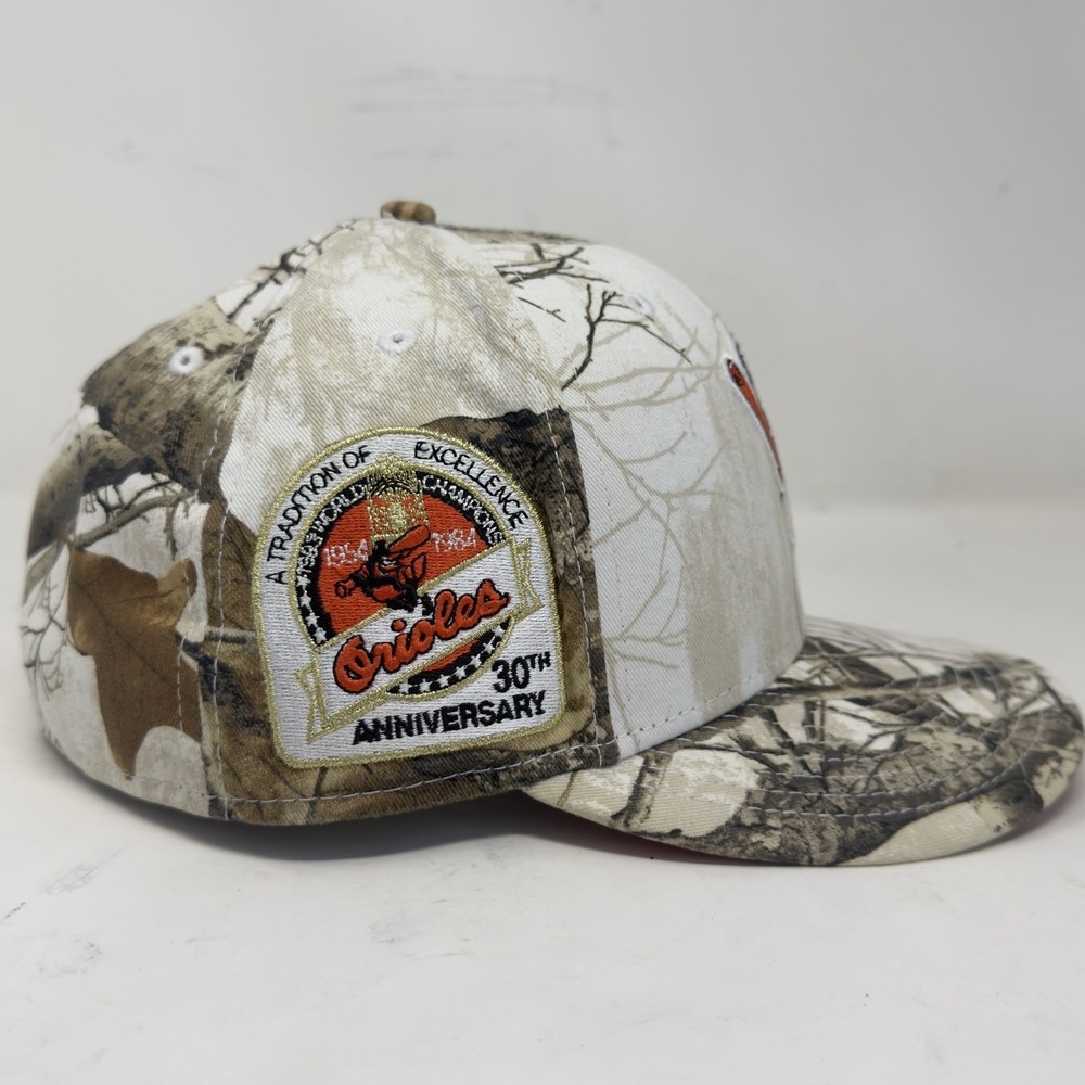 New Era Baltimore Orioles 59FIFTY Fitted 7 3/8 Realtree Camo Orange UV 21834031 - Picture 2 of 8
